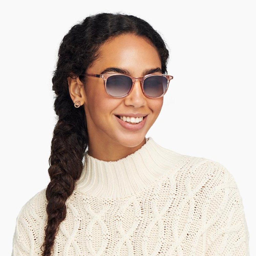 Warby Parker Durand Rose Water Sunglasses